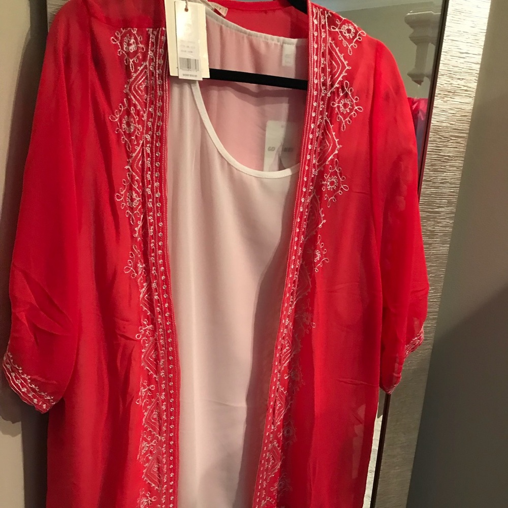 Pink Bathing Suit Cover Up